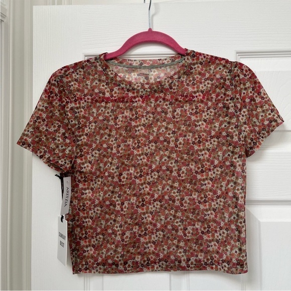 NWT Sunday Best sheer floral top - Picture 6 of 8